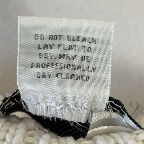 CALVIN KLEIN SPORT Cotton Sweater Boat Neck Blue White Striped Boxy Fit - Picture 6 of 6